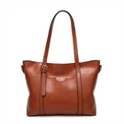 OEM custom cheap ladies office shoulder tote bag girls casual handbag