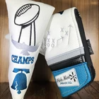 Golf Club Limited Edition Faux Leather Golf Club Putter Head Covers With Custom Embroider Logo