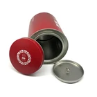 Round Hair Wax Tin Containers gift storage tin box