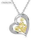 925 sterling silver bulk mom heart charm hollow heart necklace pendant