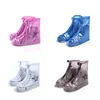 Wholesale Foldable Zippered PVC print pattern cycling shoe cover waterproof for adult