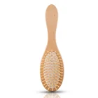 Custom Natural Laser Wooden Hair Brush Massage Hair Comb for Hair Care