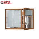 Interior Louver Security Electric Window Shutters Aluminum Clad Wood Windows