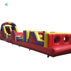 Outdoor playground inflatable obstacle course, inflatable bounce castle ,obstacle challenge race game for sale