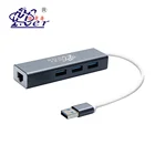 Manufacture USB to LAN Converter Hub with 3 Ports 3.0 USB Gigabit USB Ethernet Adapter