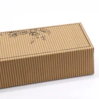 Create custom made collapsible coated paper corrugated cardboard gift storage boxes