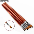 2019 OEM Logo Custom Hot Sale High Quality Artist Paint Brush Set Wooden Handle Oil Paint Brushes