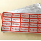 Cheap custom metal logo aluminum sticker, custom electroform nickel sticker