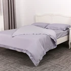 Allbright 100% Cotton 4 Pcs American Hotel Style Bed Cover Bedding Set