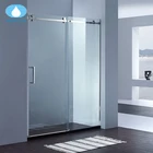 Shower Tempered Glass Bathroom Glass Door Frosted Frameless Sliding Shower Tempered Glass Bathroom Glass Door
