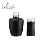 Black Cap Glass 7.5ml Refillable Empty Nail Polish Bottles