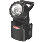 rechargeable plastic portable led work light with halogen tube and 8 pcs led