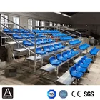 Factory Supply 6 row aluminum alloy bleacher soccer seats for stadiums