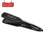 ENZO 2019 Custom cheap ceramic element flat iron LCD ceramic hair straightener for home and salon use