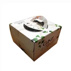 Wholesale corrugated cardboard cake paper packing box custom printed