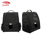 Eco-friendly Trolley Pet Lightweight Foldable Design Travel Trolley Oxford Bike Basket Economic Pet Cat Dog Carrier