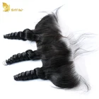 Loose Wave Hd Lace Frontals With Closures Brazilian Human Hair Hd Lace Frontal 13x4 13x6
