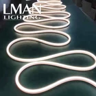 Hot sale AC110V/220V 120leds/m SMD 2835 PVC Flex soft large size led neon rope strip bar light IP65 waterproof