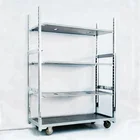 DC trolley flower cart rack hand carts greenhouse trolley