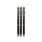 2019 promotional multi-function metal ball pen laser pointer led light ball pen stylus pen with custom logo