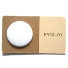 High Quality Various Size Shiny Plain Flat Top Spring Metal Snap Button