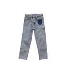 2019 spring and autumn new girls Harlan new design denim jean pant big children uniform long trousers