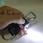 Cugle Manufacturer Wholesale Custom Metal Leather Led Keychain Bottle Opener With Led Light