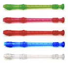 8hole colorful plastic german style recorder for kids