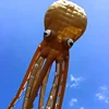 Nylon 12m length 3D inflatable octopus kite for sale
