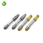 factory price flying golden mouthpipe 1ml round tip cbd oil cartridge brass knuckless vape pen case