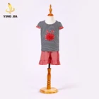 Plain Kids Mini Sleeveless Cotton Girls Dresses Fashion Clothing Children Dress Clothing Set