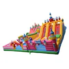 Giant Inflatable Fun City Bouncer Combo, Custom Inflatable Funcity Castle
