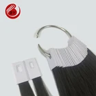 Natural black human hair color ring for color/hair dye testing