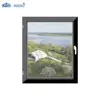 Thermal Break Aluminum Casement Window With Double Glass