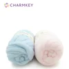 Wholesale Charmkey Cream Color Acrylic Core Spun Yarn Chunky Knitting Yarn for Knitting Blanket