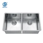 Cupc Sus 304 Sink Sus 304 Cupc Undermount Double Bowl Modern Hot Selling Kitchen Sinks