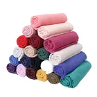 women new designs Hijab solid korea style scarf hot sale shawl 0419027