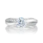 Infinity Solitaire 925 Sterling Silver Cubic Zirconia Rings