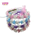 Factory price flower tiara multicolor flower crown
