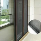 Aluminum retractable pleated mosquito fly window screen cellular shade and honeycomb curtain blind