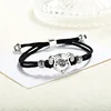 Hainon sterling silver 100 languages say I love you bracelet for women bracelet bangle birthday gift wholesale