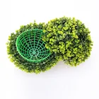 beautiful outdoor pe artificial boxwood hedge plants ball for gardens