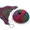 chunky acrylic New fashion fancy tippet hand knitting polyester mink stock lot wool monofilament yarn price