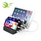 2019 4 Port 4.8A USB Charging Dock Organizer Multiple Device USB Charging Station for phone and tablet