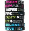 Custom Dream, Believe, Inspire, Create Inspirational Bracelets, Adult kids Size - Set of 4 Rubber Silicone Wristbands