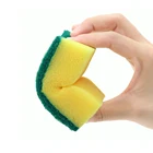 Thicken Cleaning Magic Sponge Dish perforated Cleaning Cloth Scouring Pads For printed kitchen cleaning cloth