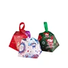 in stock with ribbon Christmas paper diamond candy box