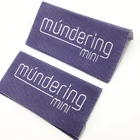 Factory Supplier custom private logo printing label garment clothing woven labels manufacturer