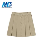 Customized Summer School Uniform Girls Short Dress
