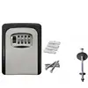 High Security Outdoor Wall Mounted Key Safe Box Secure Lock Combination Outside